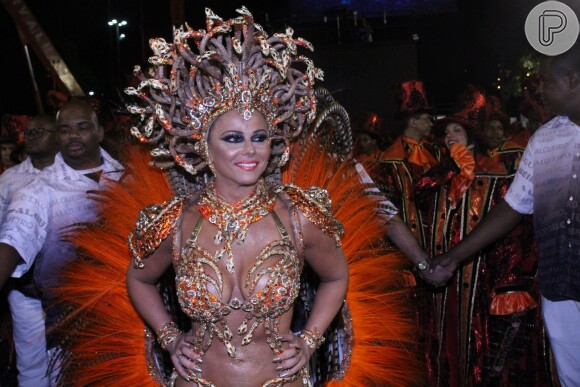 Viviane Araújo, há 10 anos na Avenida, vira Medusa no Salgueiro nesta segunda-feira, dia 27 de fevereiro de 2017