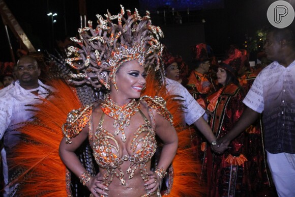 Viviane Araújo, há 10 anos na Avenida, vira Medusa no Salgueiro nesta segunda-feira, dia 27 de fevereiro de 2017