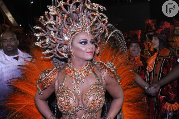 Viviane Araújo, há 10 anos na Avenida, vira Medusa no Salgueiro nesta segunda-feira, dia 27 de fevereiro de 2017