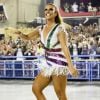 Ivete Sangalo mostrou samba no pé durante o desfile, na madrugada desta segunda-feira, 27 de fevereiro de 2017