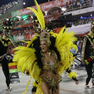 Ticiane recebeu investidas de Joaquim Lopes em um camarote na Sapucaí