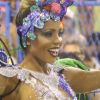 Mila Ribeiro desfilou como musa do Paraíso do Tuiuti neste domingo de carnaval, 26 de fevereiro de 2017