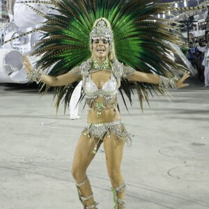 A cantora Wanessa Camargo desfilou pela escola de samba Mocidade Indepentente de Padre Miguel, em fevereiro de 2017