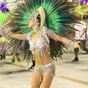 Wanessa Camargo desfilou como musa da Mocidade Independente de Padre Miguel no Carnaval 2017