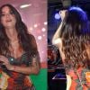 Thaila Ayala requebrou durante show de Preta Gil em camarote da Sapucaí, na madrugada desta terça-feira, 28 de fevereiro de 2017
