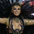  Renata Santos desfilou como musa da Estação Primeira de Mangueira no Carnaval 2017 
  
  