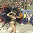  Renata Santos desfilou como musa da Estação Primeira de Mangueira no Carnaval 2017 
  
  