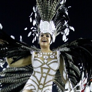 Paloma Bernardi foi por dois anos seguidos a rainha de bateria da Grande Rio no carnaval