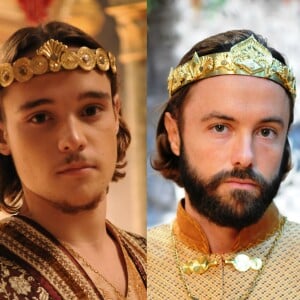 Evil-Merodaque (Danilo Maia/Kayky Brito) é filho de Nabucodonosor (Heitor Martinez) e não ambiciona o poder, na novela 'O Rico e Lázaro'