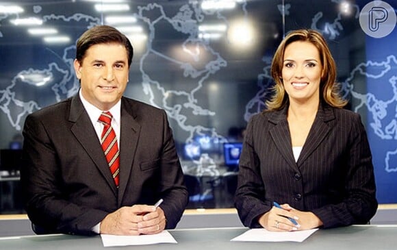 Carlos Nascimento está afastado da bancada do 'Jornal do SBT', que divide com Karyn Bravo
