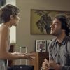 Após desculpar o ex-marido, Letícia (Isabella Santoni) vai aconselhar Tiago (Humberto Carrão) a seguir a sua vida com Marina (Alice Wegmann) em 'A Lei do Amor'