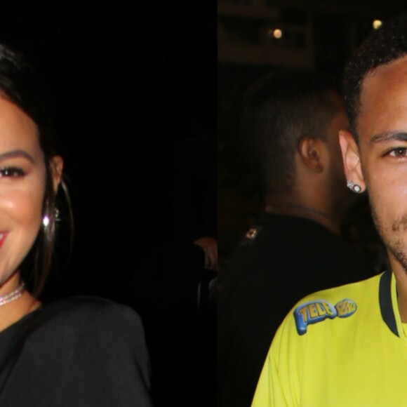 'Namorada feliz e orgulhosa', escreveu Bruna Marquezine ao postar foto do namorado, Neymar, na rede social