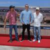 José Padilha, Joel Kinnaman e Michael Keaton se reuniram na manhã desta quarta-feira, 18 de fevereiro de 2014, para a coletiva de imprensa do filme 'Robocop' em um hotel em Copacabana, no Rio de Janeiro