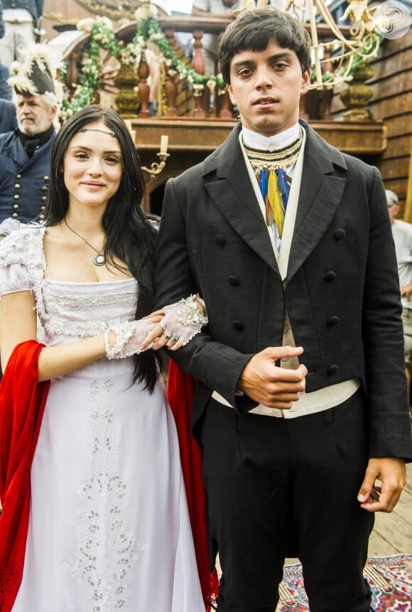 Piatã (Rodrigo Simas) e Anna Melman (Isabelle Drummond) serão irmãos na novela 'Novo Mundo', que estreia no próximo dia 22 de março na Globo