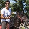 Rodrigo Simas começou a fazer aulas de equitação como parte do laboratório da novela 'Novo Mundo'