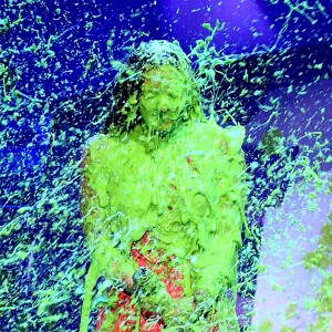 Demi Lovato foi a primeira celebridade a receber o slime no Nickelodeon Kids' Choice Awards de 2017