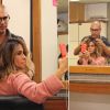 Giovanna Antonelli aproveitou a oportunidade para doar os seus cabelos para a ONG Cabelegria, que faz perucas para crianças com câncer