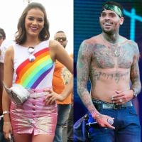 Bruna Marquezine é seguida por Chris Brown na web e Neymar alfineta: 'Segura'