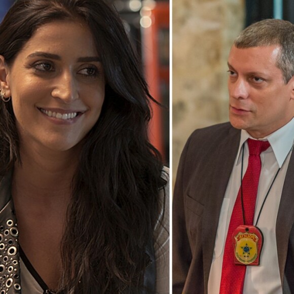 Carol (Maria Joana) e Louzada (Marcelo Airoldi) ficam juntos no final da novela 'Sol Nascente'