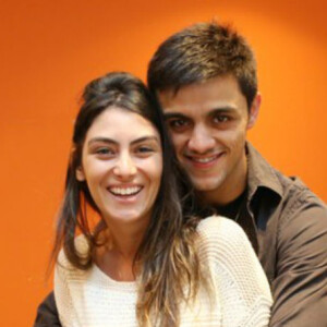 Felipe Simas e Mariana Uhlmann são pais de Joaquim e Maria