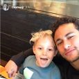 Neymar foi elogiado pelo filho, Davi Lucca, de 5 anos, neste domingo, 19 de março de 2017