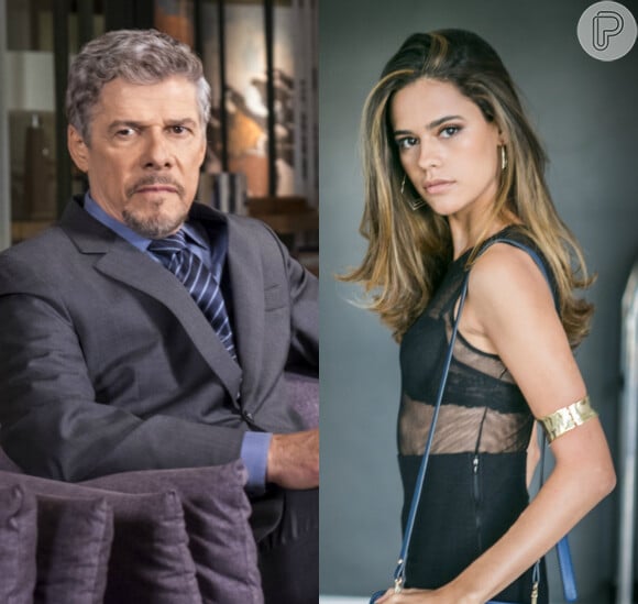 Tião (José Mayer) será rejeitado pela prostituta Aline (Arianne Botelho) em 'A Lei do Amor'