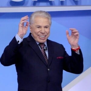 Silvio Santos apareceu com os cabelos brancos e agradou a web, nesse domingo, 19 de março de 2017