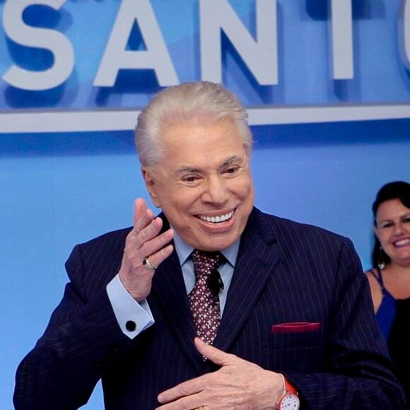 Silvio Santos brincou com a cor dos seus cabelos: 'É a tinta do Michel Temer'