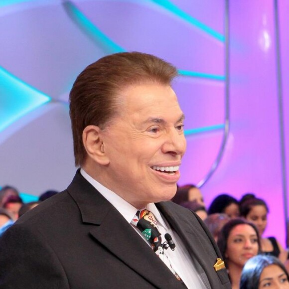 Silvio Santos voltou a tingir os cabelos nesta terça-feira, 21 de março de 2017