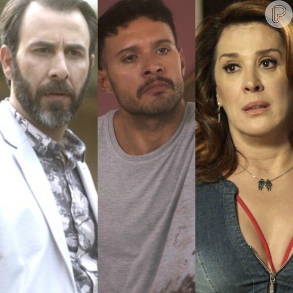 Hércules (Danilo Grangheia) contrata Fininho (Hugo Resende) para matar Salete (Claudia Raia), na novela 'A Lei do Amor'