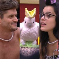 'BBB17': Marcos chama ave de enfeite de 'Emilly' enquanto a alimenta com milho