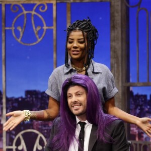 Ludmilla participou do 'The Noite' com Danilo Gentili nesta quarta-feira, 22 de março de 2017