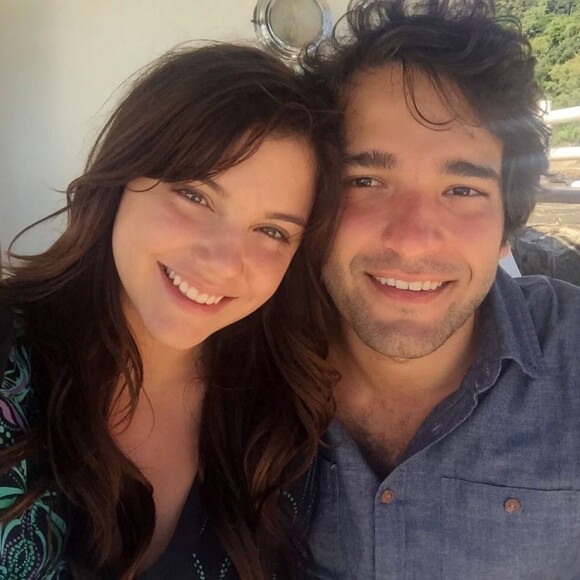 Alice Wegmann gravou as última cenas de 'A Lei do Amor' ao lado de Humberto Carrão na manhã desta quinta-feira, 23 de março de 2017