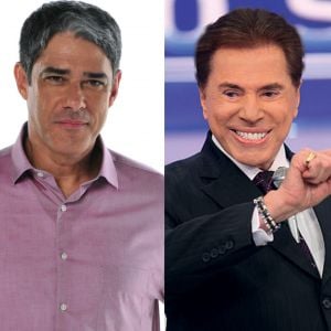 William Bonner imitou Silvio Santos em vídeo nesta quinta-feira, 23 de março de 2017