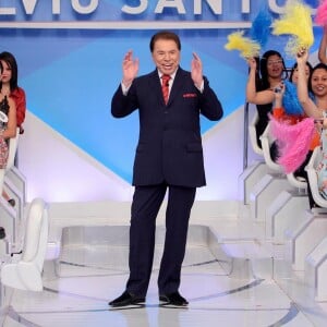 Silvio Santos, apresentador e dono do SBT, foi imitado pelo jornalista William Bonner