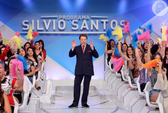 Silvio Santos, apresentador e dono do SBT, foi imitado pelo jornalista William Bonner