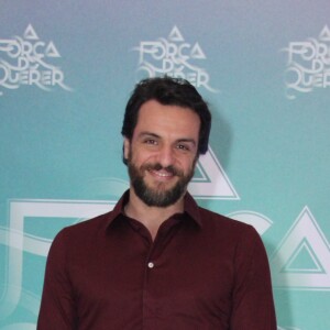 Rodrigo Lombardi na festa de lançamento da novela 'A Força do Querer', em São Conrado, no Rio de Janeiro, nesta quinta-feira, 23 de março de 2017