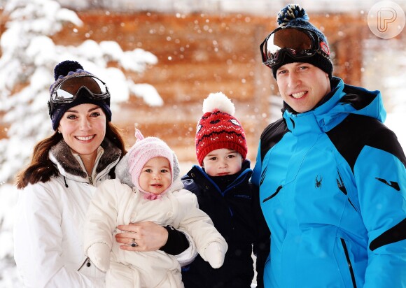 Príncipe William e Kate Middleton são pais do pequeno George, de 3 anos, e Charlotte, de 1