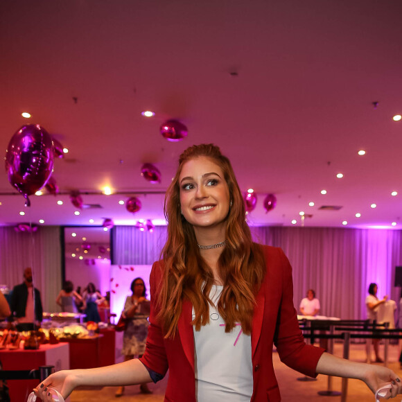 Marina Ruy Barbosa participa de bazar beneficente em hotel, em São Paulo
