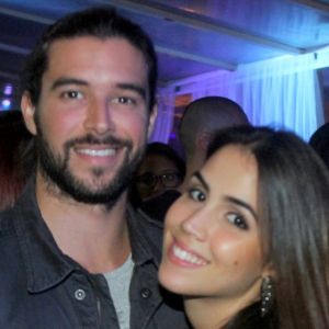 Pérola Faria e Bernardo Velasco jantaram juntos neste domingo, 26 de março de 2017, após terem se separado