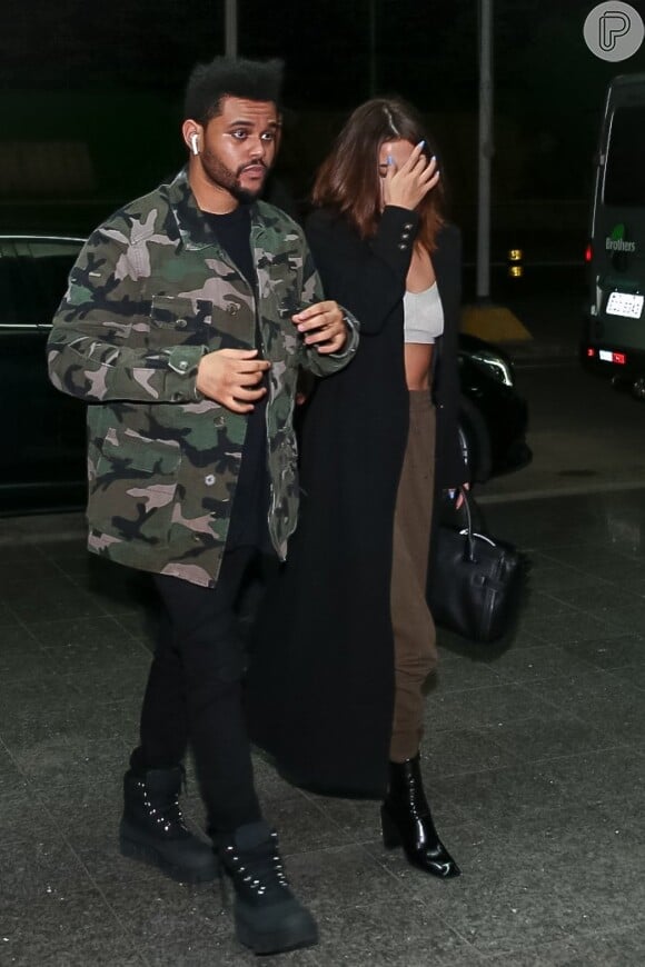 Selena Gomez e The Weeknd vieram ao Brasil para a apresentação do cantor no Lollapalooza