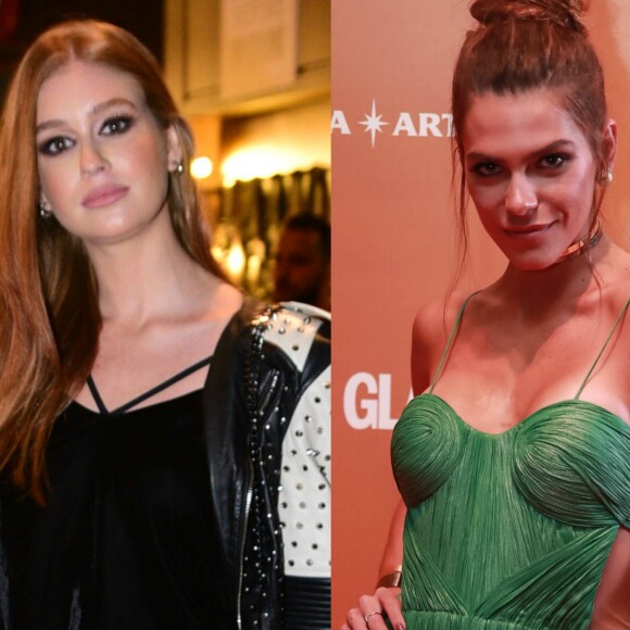 Marina Ruy Barbosa esclareceu suposto mal-estar com Mariana Goldfarb: 'Muita intriga!'. A atriz teria deixado festa da revista 'Glamour' ao ver que a modelo estava com um mesmo look que o seu