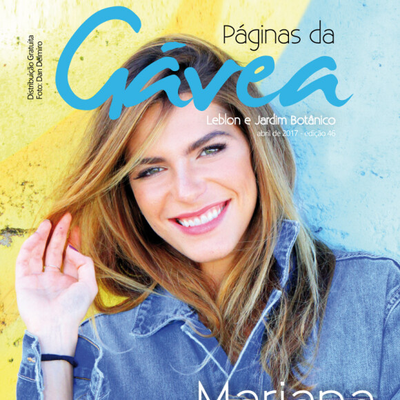 Mariana Goldfarb é a capa da revista 'Páginas da Gávea' deste mês