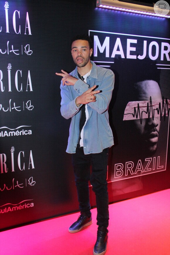 DJ Maejor recebeu convidados na casa de espetáculos Xian, no terraço do Shopping Bossa Nova, no centro do Rio de Janeiro, na noite desta quarta-feira, 29 de março de 2017