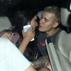 Além de Luciana, Justin Bieber também estava acompanhado de uma jovem carioca no carro, na noite desta quarta-feira, 29 de março de 2017