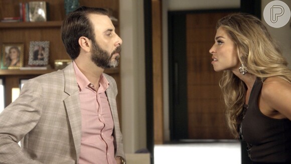 Luciane (Grazi Massafera) colocou um ponto final na relação com Hércules (Danilo Granghéia) em 'A Lei do Amor'