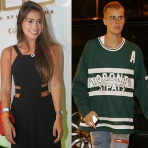 Ex-affair de Neymar, Gabriella Lenzi dá fora em Justin Bieber em festa em hotel Fasano no Rio de Janeiro