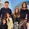 Rodrigo Faro e Vera Viel levaram as filhas ao show de Justin Bieber