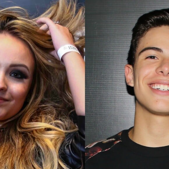 Larissa Manoela e Thomaz Costa foram juntos ao after-party após show de Justin Bieber no sábado e, um dia depois, posaram agarradinhos ao assistirem, novamente, a apresentação do canadense