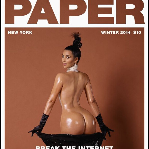 Kim Kardashian é conhecida por muitos fatores, mas o bumbum é, com certeza, um dos atributos de maior destaque. Em 2014, a socialite posou nua para a capa da revista 'Paper' e a foto repercutiu no mundo todo